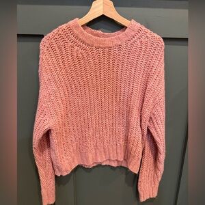 Cozy Pink American Eagle Sweater